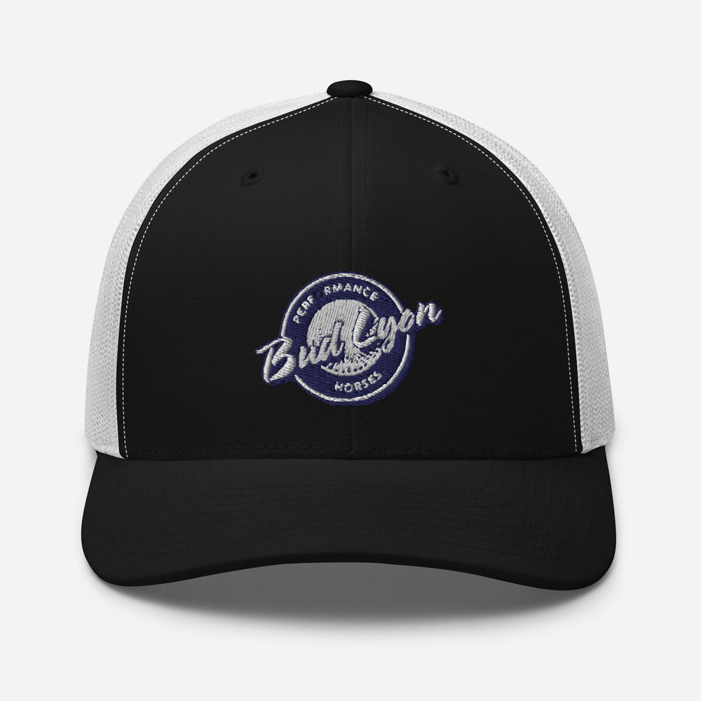 Bud Lyon Performance Horses Logo Trucker Cap