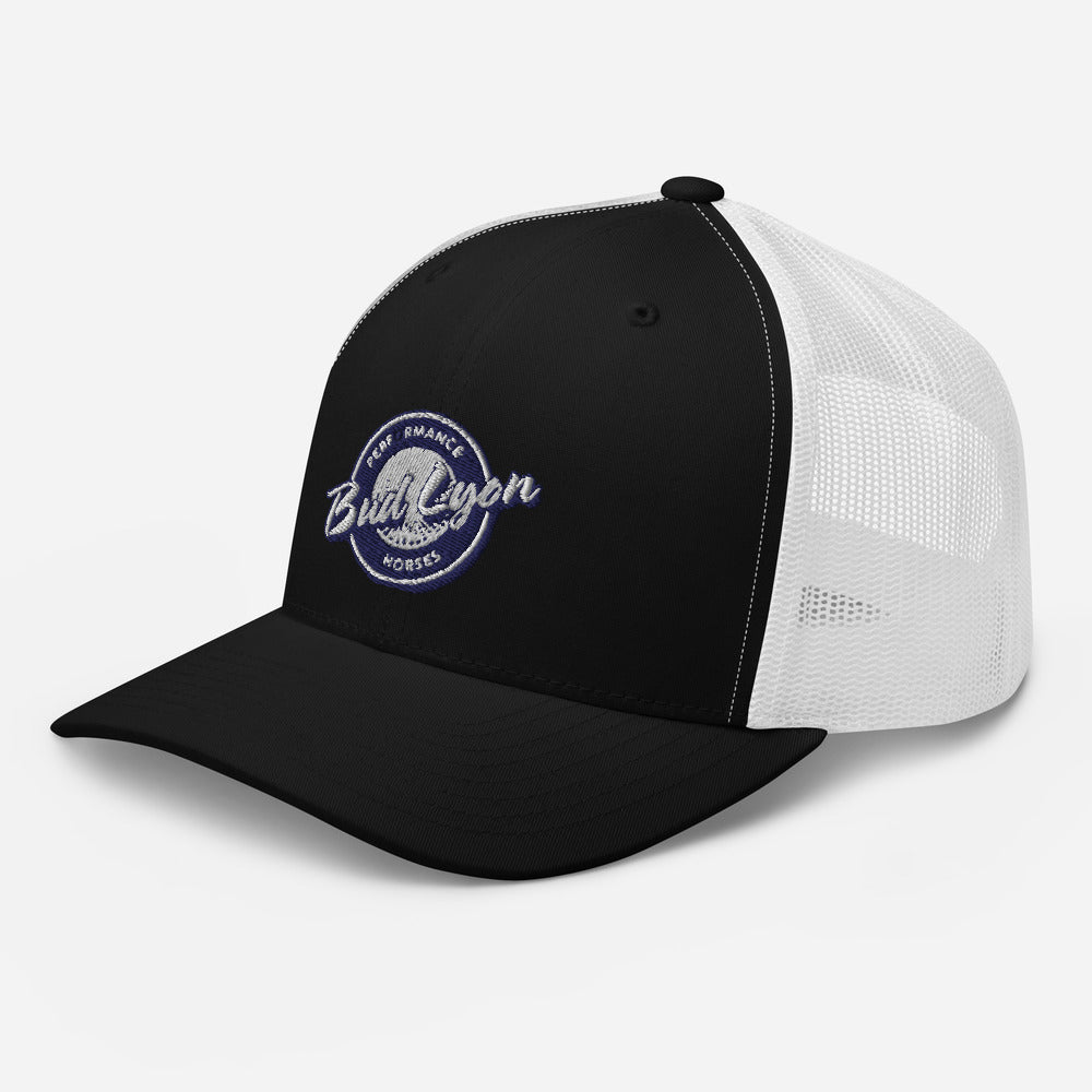 Bud Lyon Performance Horses Logo Trucker Cap