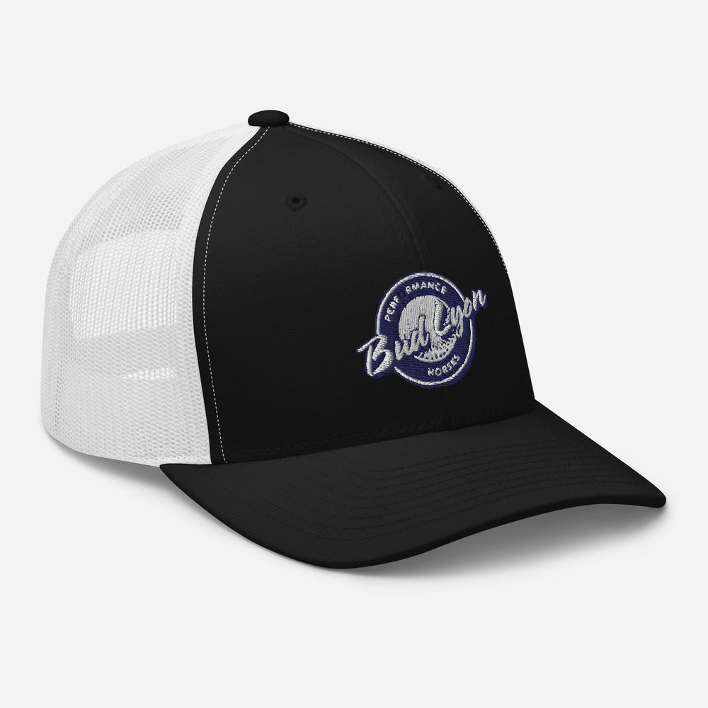 Bud Lyon Performance Horses Logo Trucker Cap
