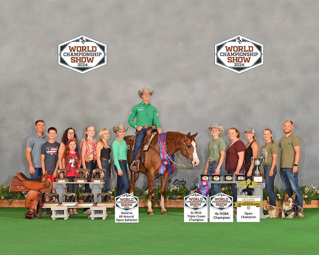 Bud Lyon and SUMAC GunnaBeFlashy Earn Triple Crown Ranch Horse Title