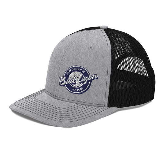 Bud Lyon Performance Horses Embroidered  Trucker Cap